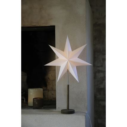 Markslöjd 706214 - Décoration de Noël SPERANZA 1xE14/6W/230V Ø 45 cm pin/crème