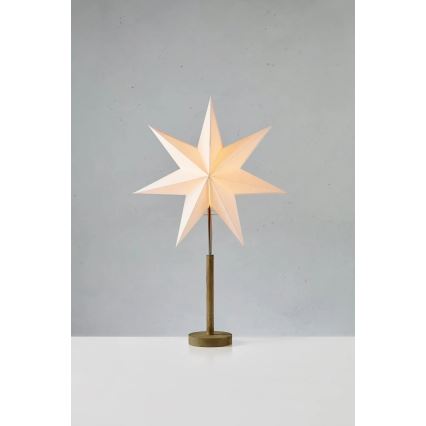 Markslöjd 706214 - Décoration de Noël SPERANZA 1xE14/6W/230V Ø 45 cm pin/crème