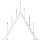 Markslöjd 706225 - Candelabro natalizio ARIELE 7xE10/3W/230V bianco