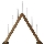 Markslöjd 706226 - Candelabro natalizio ARIELE 7xE10/3W/230V legno/bianco