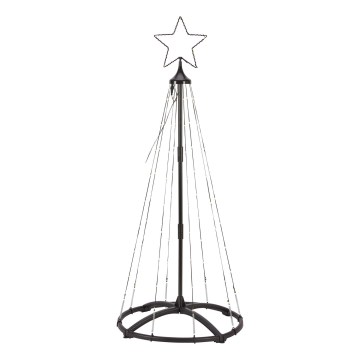 Markslöjd 706328 - LED Décoration de Noël extérieure ABETO 90xLED/2,7W/230V 1,2m IP44 noire