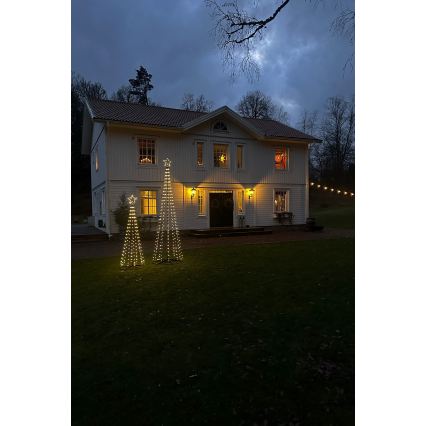 Markslöjd 706330 - Décoration de Noël LED d'extérieur ABETO 380xLED/3,6W/230V 3m IP44 noir