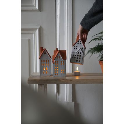 Markslöjd 706351 - Ensemble de 3 décorations de Noël rechargeables à LED dimmables MOLTON LED/0,1W/3,7V 150 mAh + télécommande