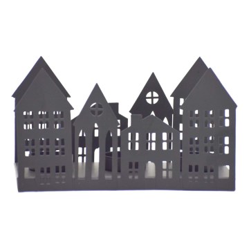 Markslöjd 706364 - LED Weihnachtsleuchter YORK 3xLED/0,1W/1xCR2032 schwarz