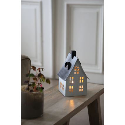 Markslöjd 706366 - LED Decorazione natalizia LUTON LED/0,1W/1xCR2032 bianco/nero