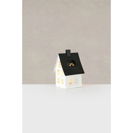 Markslöjd 706366 - LED Decorazione natalizia LUTON LED/0,1W/1xCR2032 bianco/nero