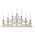 Markslöjd 706452 - Weihnachtsleuchter NIGHTFALL 7xE10/3W/230V beige/Messing