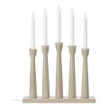 Markslöjd 706469 - Weihnachtskerzenhalter MASESKÄR 5xE10/3W/230V Kiefer/beige