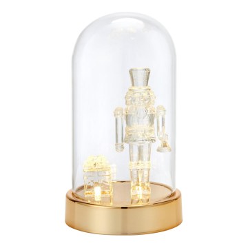 Markslöjd 706527 - Décoration de Noël LED ISLA LED/0,12W/3xAA laiton/casse-noisette
