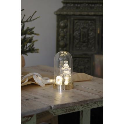 Markslöjd 706527 - Decorazione natalizia a LED ISLA LED/0,12W/3xAA ottone/schiaccianoci