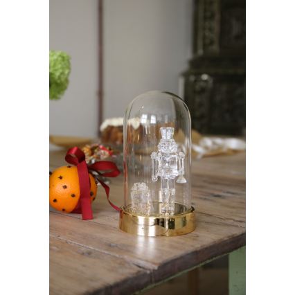 Markslöjd 706527 - Decorazione natalizia a LED ISLA LED/0,12W/3xAA ottone/schiaccianoci