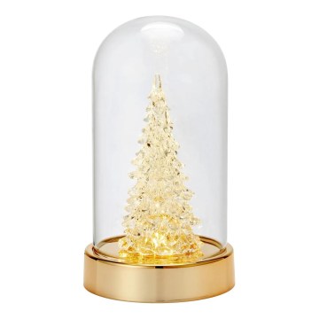 Markslöjd 706531 - LED decorazione natalizia ISLA LED/0,06W/3xAA ottone/alberello