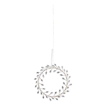 Markslöjd 706557 - Décoration de Noël LED ARIA LED/3,12W/2xAA argentée