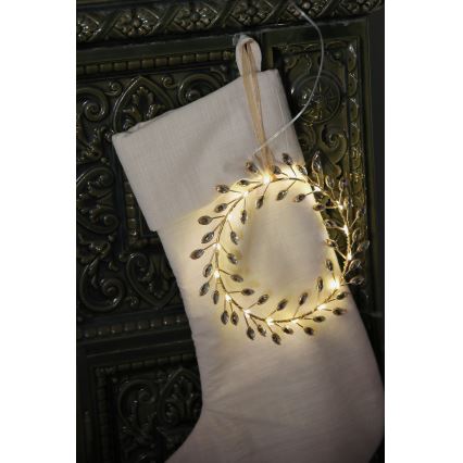 Markslöjd 706558 - Decorazione natalizia ARIA LED/3,12W/2xAA dorata