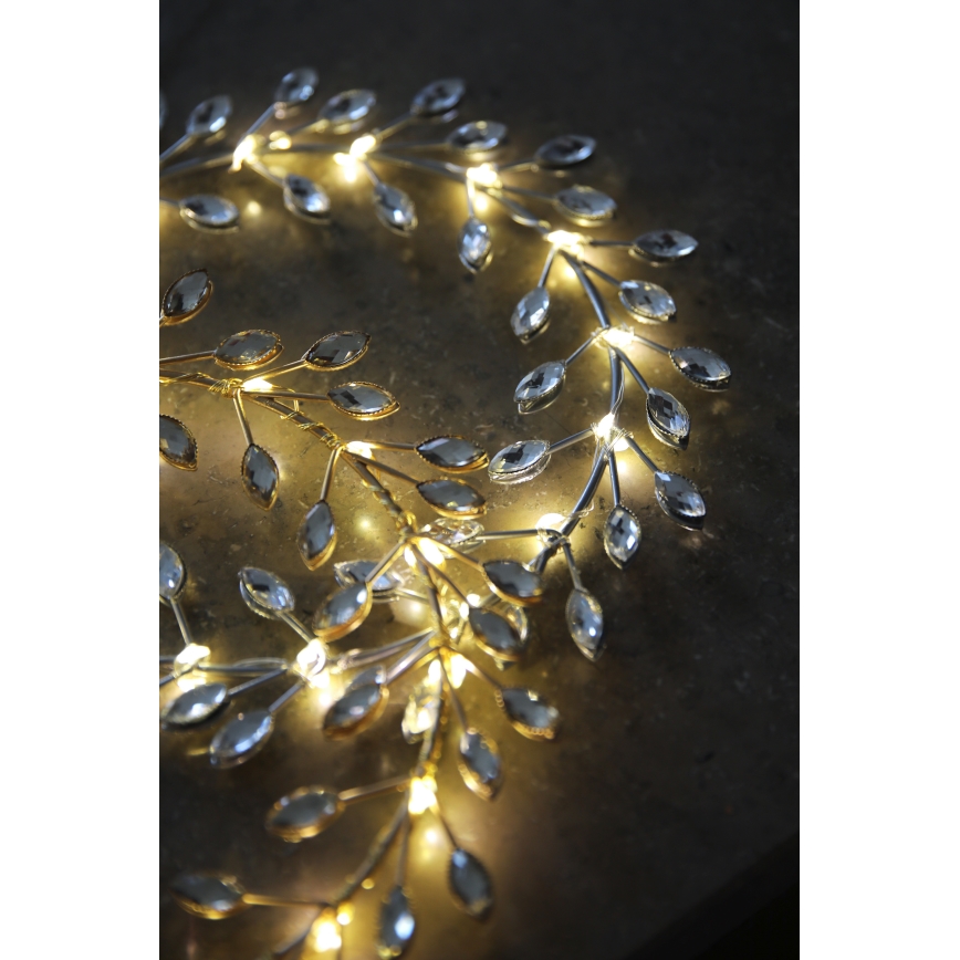 Markslöjd 706558 - Decorazione natalizia ARIA LED/3,12W/2xAA dorata
