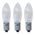 Markslöjd 8263 - LOT 3x Ampoule industrielle de Noël TOPPLAMPA E10/3W/34V