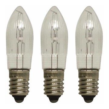 Markslöjd 8264 - SET 3x Lampadina natalizia TOPPLAMPA E10/3W/55V per uso intensivo