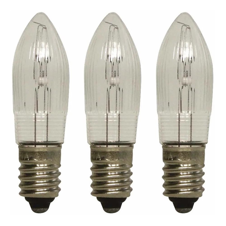 Markslöjd 8264 - SET 3x Lampadina natalizia TOPPLAMPA E10/3W/55V per uso intensivo