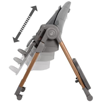 Maxi-Cosi - Sedia da pranzo per bambini MINLA PLUS grigio
