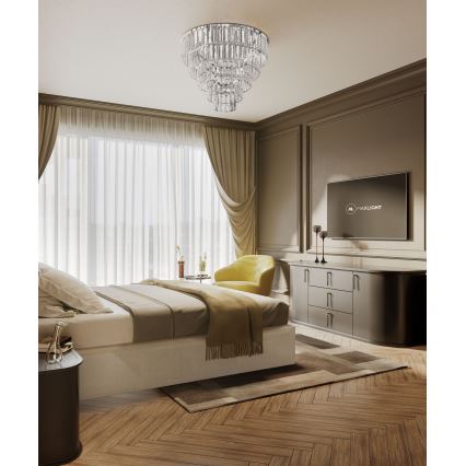 MAXLIGHT C0136 - Deckenleuchte MONACO 9xG9/40W/230V d 42 cm glänzendes Chrom