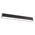 MAXLIGHT C0190D - Dimmbare LED-Deckenleuchte LINEAR LED/18W/230V 57 cm schwarz
