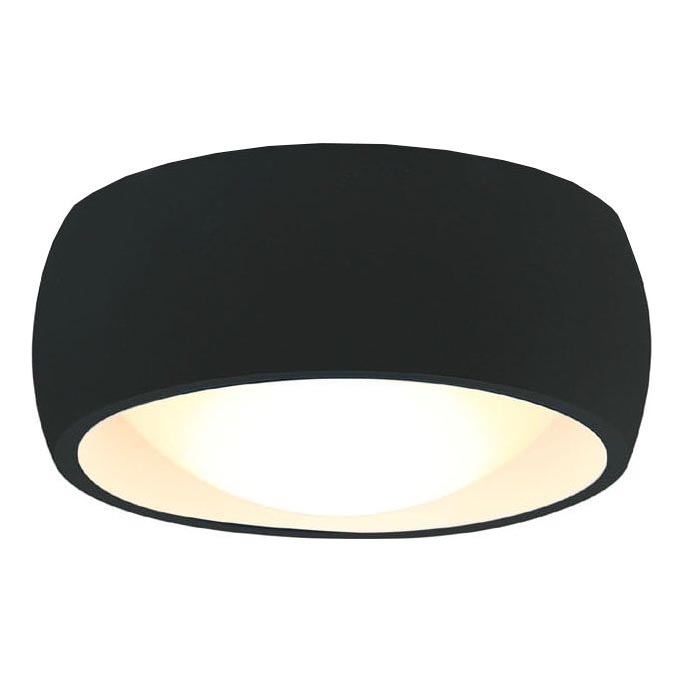 MAXLIGHT C0204 - LED-Deckenleuchte für Badezimmer KODAK LED/8W/230V d 10,8 cm IP44 schwarz