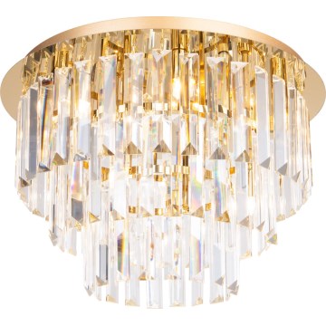 MAXLIGHT C0205 - Plafoniera MONACO 9xG9/40W/230V diametro 42 cm oro