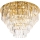 MAXLIGHT C0206 - Plafoniera MONACO 15xG9/40W/230V diametro 60 cm oro