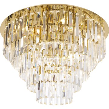 MAXLIGHT C0224 - Plafoniera MONACO 16xG9/40W/230V diametro 80 cm oro