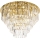 MAXLIGHT C0224 - Plafoniera MONACO 16xG9/40W/230V diametro 80 cm oro