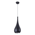 MAXLIGHT P0233 - Hängeleuchte DROP 1xE27/40W/230V d 20 cm schwarz
