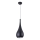 MAXLIGHT P0233 - Hängeleuchte DROP 1xE27/40W/230V d 20 cm schwarz