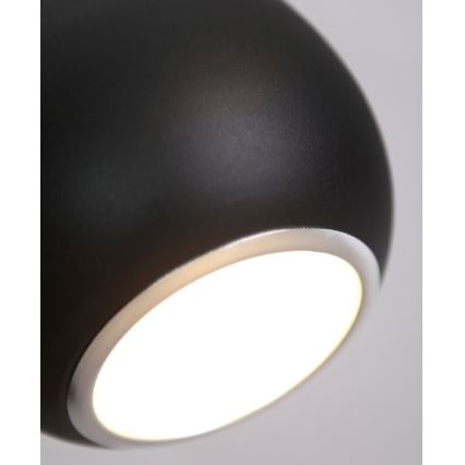 MAXLIGHT P0233 - Hängeleuchte DROP 1xE27/40W/230V d 20 cm schwarz
