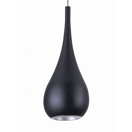MAXLIGHT P0233 - Hängeleuchte DROP 1xE27/40W/230V d 20 cm schwarz