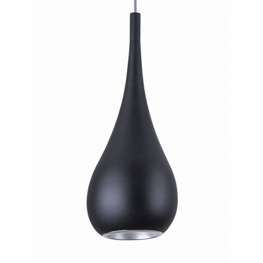 MAXLIGHT P0233 - Hängeleuchte DROP 1xE27/40W/230V d 20 cm schwarz