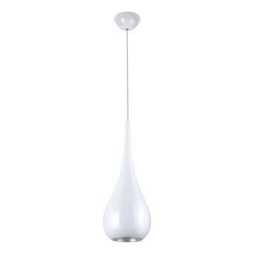 MAXLIGHT P0235 - Hängeleuchte DROP 1xE27/40W/230V d 20 cm weiß