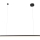 MAXLIGHT P0310 - Lampadario LED a sospensione con filo TRIO LED/12W/230V nero