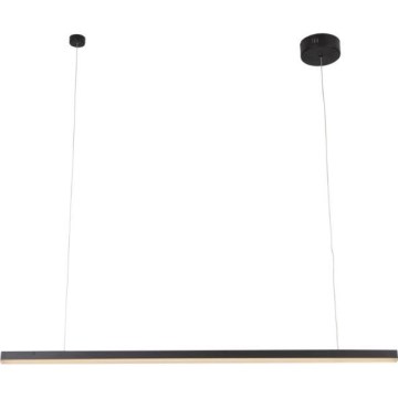 MAXLIGHT P0310D - Lampadario a sospensione con filo LED dimmerabile TRIO LED/12W/230V nero