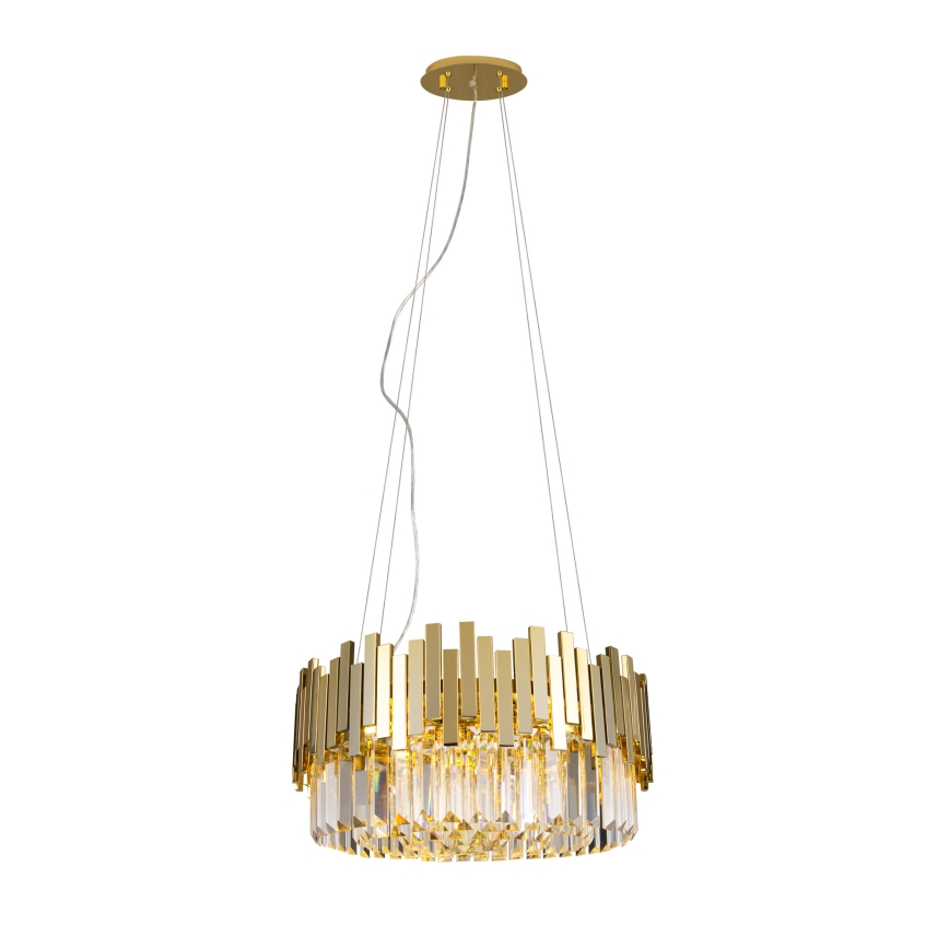 MAXLIGHT P0368 - Kronleuchter TREND 8xE14/40W/230V d 45 cm golden