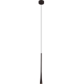 MAXLIGHT P0372 - Lampadario LED a sospensione con filo CAFFÈ LED/7W/230V diametro 3 cm nero