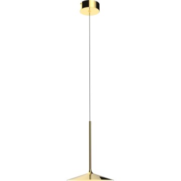 MAXLIGHT P0460 - LED-Hängeleuchte HANA LED/6W/230V d 17,5 cm golden