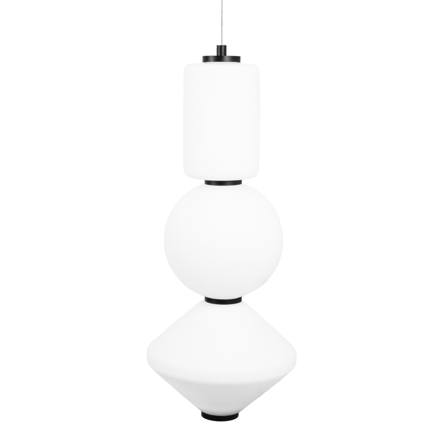 MAXLIGHT P0468 - Lampadario LED a sospensione con filo AKIKO LED/23W/230V diametro 20 cm bianco
