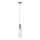 MAXLIGHT P0510 - Hängeleuchte CAMPANILA 1xE27/40W/230V d 10 cm Messing/beige