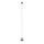 MAXLIGHT P0530 - LED-Hängeleuchte SIGNATURE LED/8W/230V d 15 cm Messing/klar