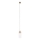 MAXLIGHT P0531 - Suspension filaire SIGNATURE LED/8W/230V d. 15 cm laiton/transparent
