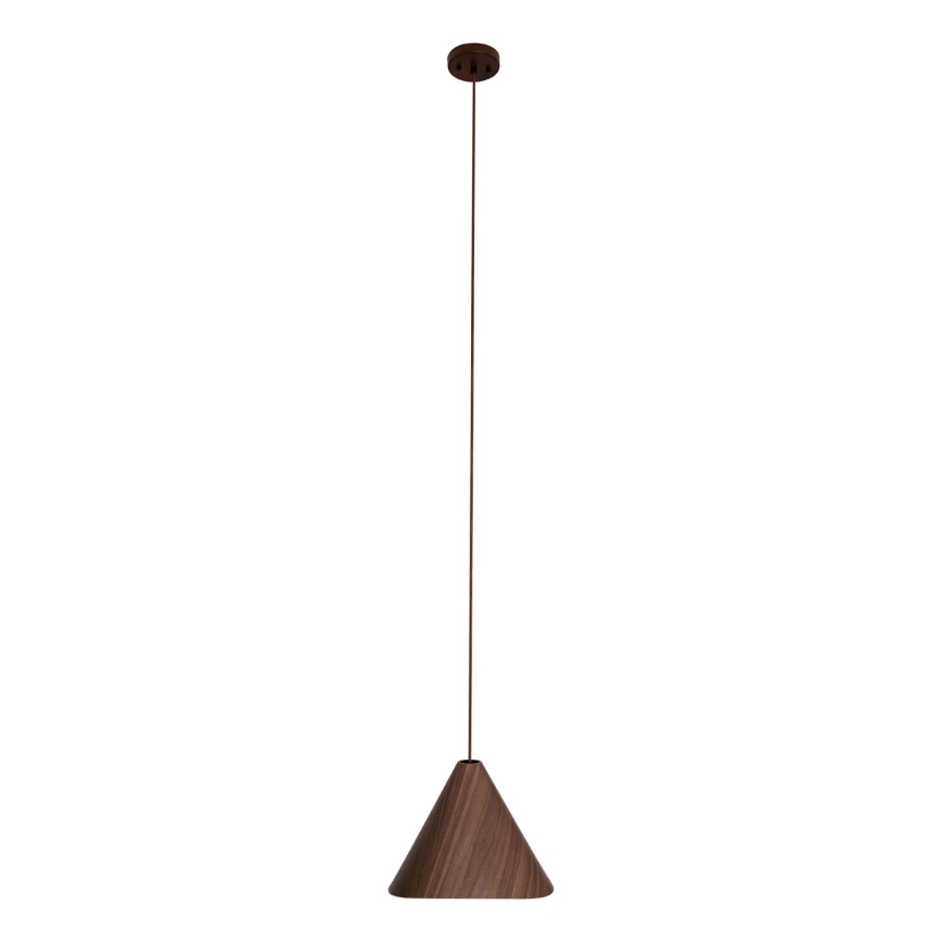 MAXLIGHT P0548 - Hängeleuchte SAKURA 1xE27/60W/230V d 33,5 cm Walnuss