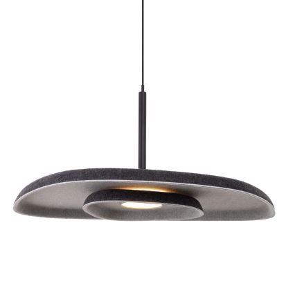 MAXLIGHT P0560 - Lampadario LED a sospensione con filo DEUX LED/5W/230V nero