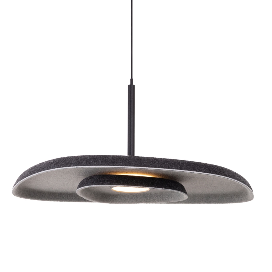 MAXLIGHT P0560 - Lampadario LED a sospensione con filo DEUX LED/5W/230V nero