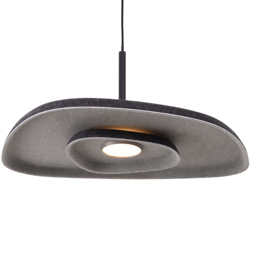 MAXLIGHT P0560 - Lampadario LED a sospensione con filo DEUX LED/5W/230V nero