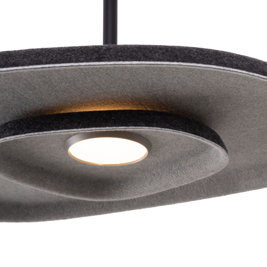 MAXLIGHT P0560 - Lampadario LED a sospensione con filo DEUX LED/5W/230V nero